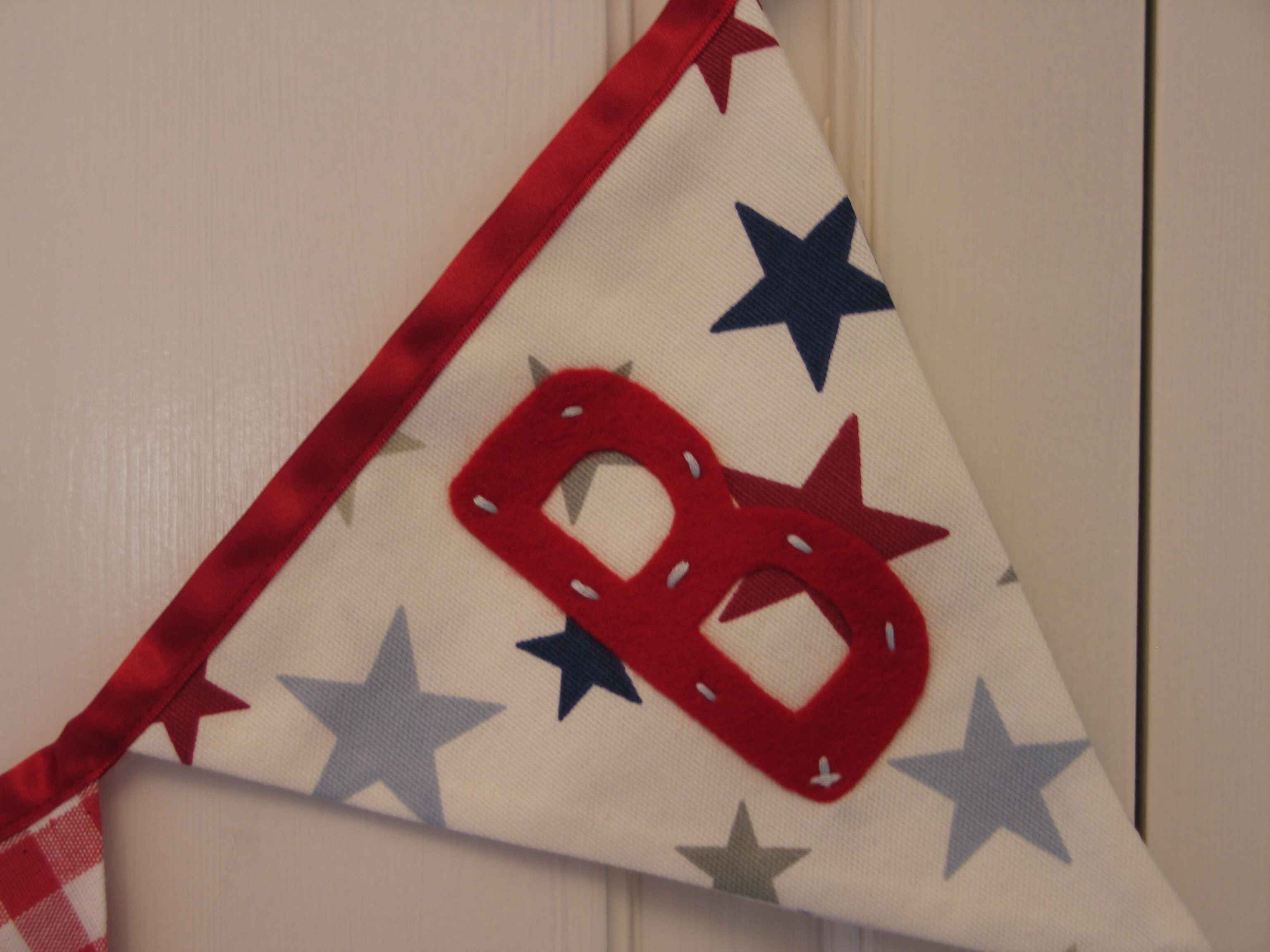 Letter 'B' in funky stars